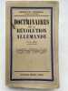 Doctrinaires de la révolution allemande 1918-1938. VERMAIL Edmond