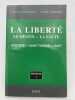 La liberté. Le destin - La faute. Itinéraire philosophoique à travers la pensée d'Aristote, Saint Thomas et Kant. JACQUEMONT Estelle - LABROUSSE ...