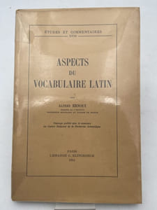 Aspects du vocabulaire latin