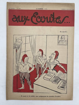 Aux écoutes, N°894 du 6 juillet 1935. LEVY Paul