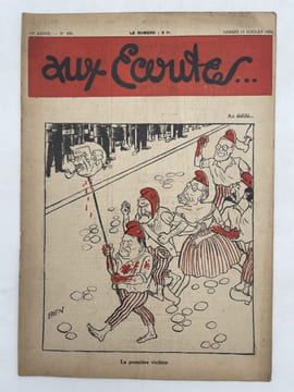 Aux écoutes, N°895 du 13 juillet 1935. LEVY Paul