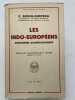 Les Indo-Européens. Problèmes archéologiques. BOSCH-GIMPERA P