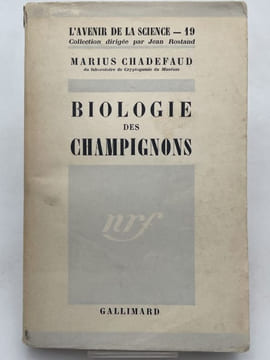Biologie des champignons. CHADEFAUD Marius
