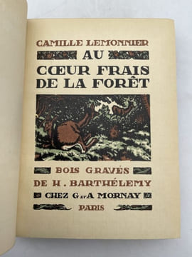 Au coeur frais de la forêt . LEMONNIER Camille - BARTHELEMY H