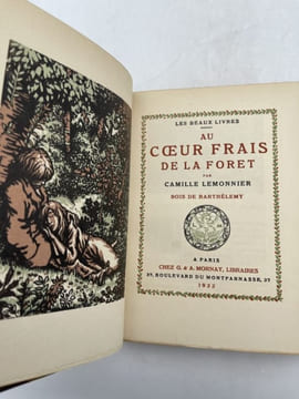 Au coeur frais de la forêt . LEMONNIER Camille - BARTHELEMY H