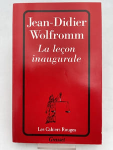 La leçon inaugurale