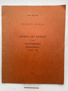 Reprise des fouilles à la Graufesenque (Condatomagos), Campagne 1950