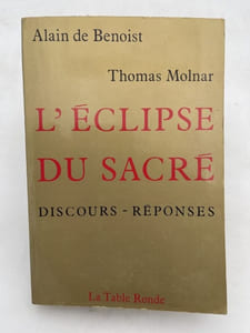 L'éclipse du sacré