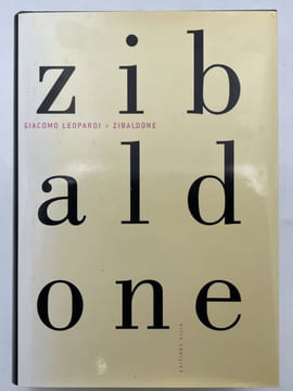 Zibaldone . LEOPARDI Giacomo