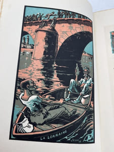 La bataille de la Saône ou le grand serment du "Parisien", épopée bachique de la Bourgogne contemporaine