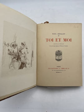 Toi et moi. GERALDY Paul - VUILLARD Edouard