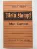 Mon combat - Mein Kampf. HITLER Adolf