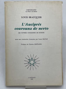 L'Auciprés courouna de nerto. Le cypres couronne de myrte