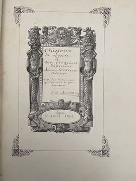 Histoire de la ville de Lyon. Revue et augmentée. 6 volumes complet. MONFALCON Jean-Baptiste