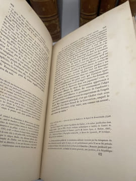Histoire de la ville de Lyon. Revue et augmentée. 6 volumes complet. MONFALCON Jean-Baptiste