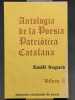 Antologia de la Poesia Patriotica Catalana. SEGUES Emili