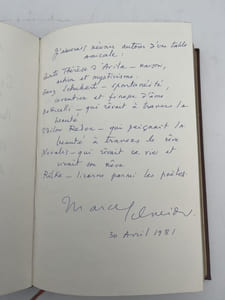 Manuscrit . "Dîner"