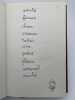 Manuscrit ." Les dix mots". 3 volumes. ALBUM AMICORUM