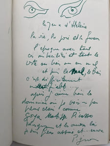 Manuscrit ." Les dix mots". 3 volumes