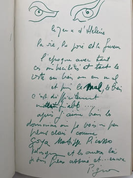 Manuscrit ." Les dix mots". 3 volumes. ALBUM AMICORUM
