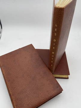 Manuscrit ." Les dix mots". 3 volumes. ALBUM AMICORUM