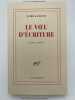 Le voeu d'écriture. DREVET Patrick 