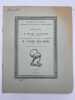Dscours de M Pierre Chanteraine pour l'inauguration d'une plaque à la mémoire de M André Mirambel . CHANTRAINE PIERRE ] INSTITUT de FRANCE