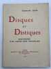 Disques et distiques. Souvenirs d'un garde voie honoraire . HESSE Raymond