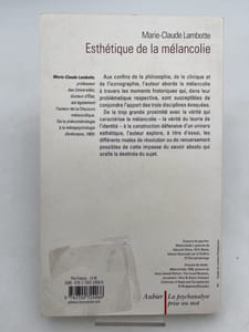 Esthétique de la mélancolie
