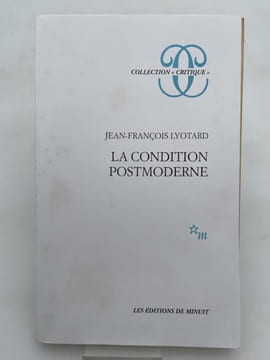 La condition postmoderne. LYOTARD Jean-François