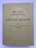 Oeuvres compl&egrave;tes. Tome V : Les Evangiles - L'Eglise chr&eacute;tienne - Marc Aur&egrave;le. RENAN Ernest