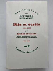 Dits et écrits. 1954 - 1988. Tome 1. 1954 - 1969