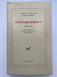 Correspondance. 1950 - 1962