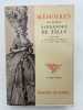 M&eacute;moires du Comte Alexandre de Tilly pour servir &agrave; l'histoire des moeurs de la fin du XVIIIe si&egrave;cle. TILLY Comte Alexandre de