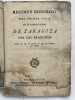 Resumen historico del primer sitio de l&agrave; ilustre ciudad de Zaragoza por los Franceses desde el 14. de junio al 15. de agosto de 1808. . (S&eacute;bastian ...