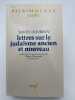 Lettres sur le juda&iuml;sme ancien et nouveau. DOUBNOV Simon