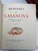 M&eacute;moires de Casanova. 12 volumes en reliure sign&eacute;e . CASANOVA DE SEINGALT Jacques - TOUCHET Jacques 
