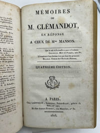 L'Intrigue de Rodez. Infanticide imputé à Jausion. Aveux de Bancal mourant. Episode oublié dans les Mémoires de Madame Manson.