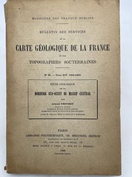 Etude géologique de la bordure sud-ouest du massif Central. THEVENIN Armand