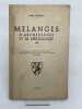M&eacute;langes d'arch&eacute;ologie et de sp&eacute;l&eacute;ologie (III). BALSAN Louis