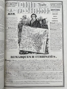 Atlas de la France. Nouvelle géographie et statistique de la France, Alger et la Belgique suivie d'un Traité sur le Monde entier . HENRY Jacques