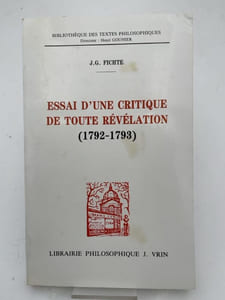 Essai d'une critique de toute révélation 1792 - 1793 