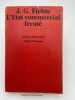L'Etat commercial ferm&eacute;. FICHTE Johann Gottlieb
