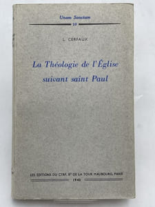 La Théologie de l'Eglise suivant Saint Paul