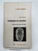 Langage et mythe. &Agrave; propos des noms de dieux. CASSIRER Ernst