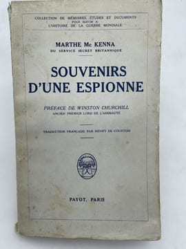 Souvenirs d'une espionne. Mc KENNA Marthe