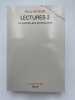 Lectures 2. La contr&eacute;e des philosophes. RICUR Paul 