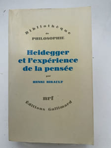 Heidegger et l'expérience de la pensée