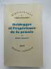 Heidegger et l'exp&eacute;rience de la pens&eacute;e. BIRAULT Henri 