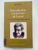 Introduction &agrave; la lecture de Lacan. 1. L'inconscnient structur&eacute; comme un langage . DOR Joel